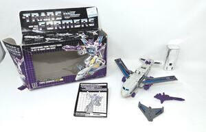 Transformers Octane Triple Changers 1986 Figurine Box Instructions Gun Wings